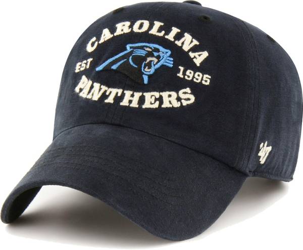 '47 Men's Carolina Panthers Black Reign Brockman Adjustable Hat