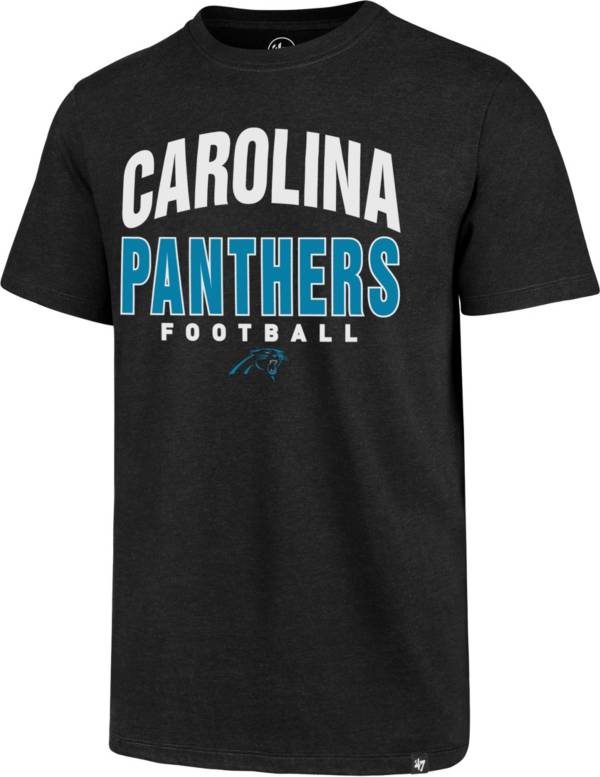 '47 Men's Carolina Panthers Black Trackdown Club T-Shirt