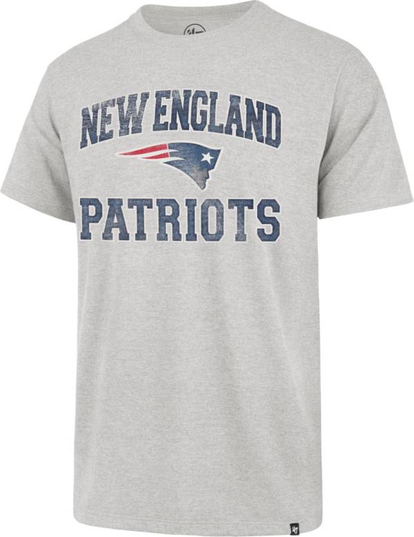 '47 Men's New England Patriots Grey Arch Franklin T-Shirt