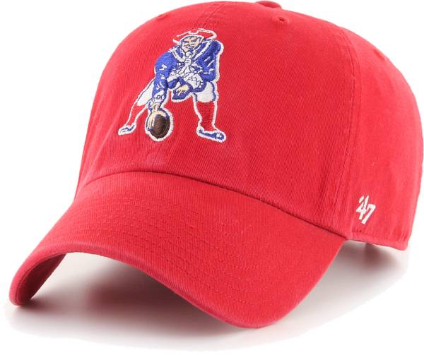 ‘47 Men's New England Patriots Legacy Clean Up Red Adjustable Hat