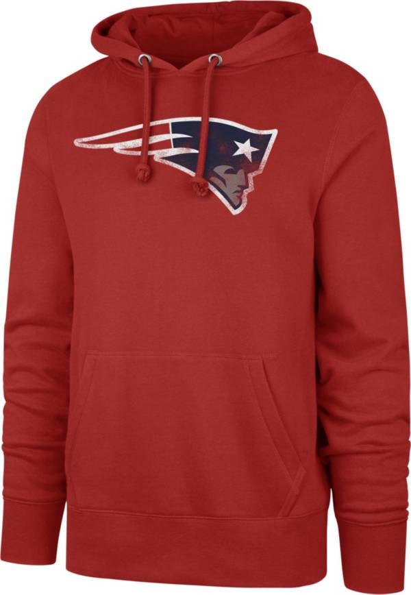 '47 Men's New England Patriots Logo Red Headline Hoodie