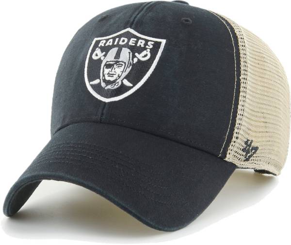 '47 Men's Las Vegas Raiders Black Flagship MVP Adjustable Hat