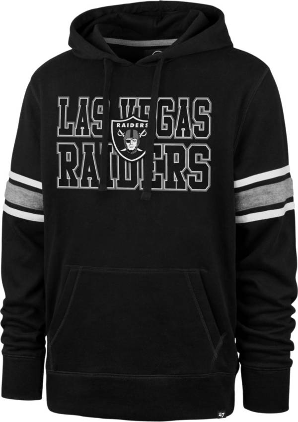 '47 Men's Las Vegas Raiders Black Stripe Hoodie