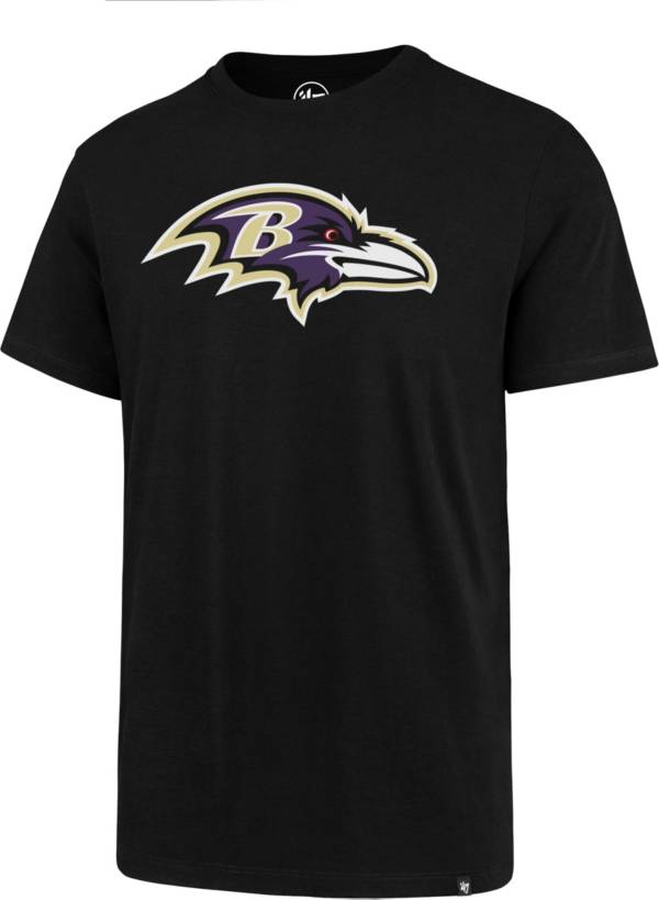 '47 Men's Baltimore Ravens Imprint Rival Black T-Shirt