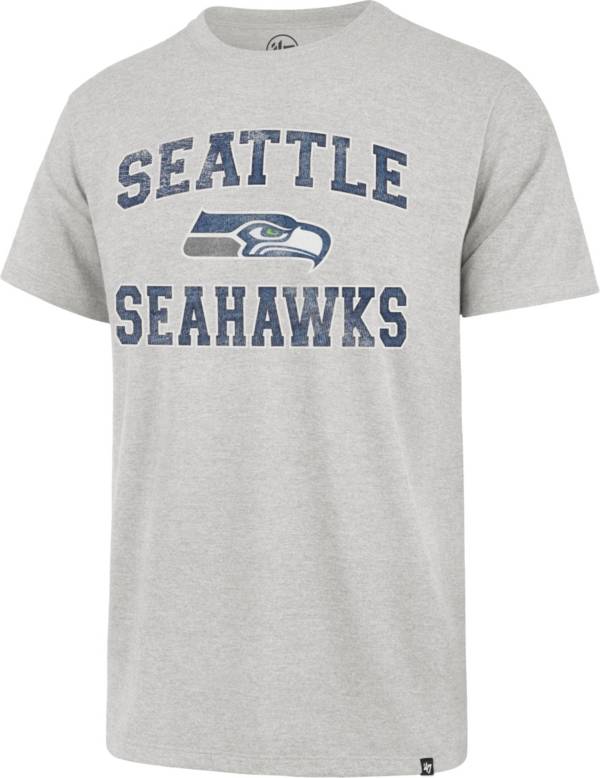 '47 Men's Seattle Seahawks Grey Arch Franklin T-Shirt