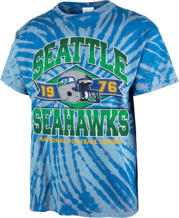 '47 Men's Seattle Seahawks Tie Dye Tubular T-Shirt