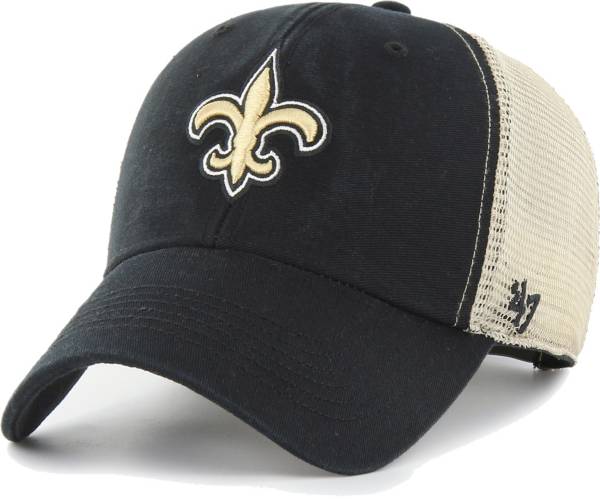 '47 Men's New Orleans Saints Black Flagship MVP Adjustable Hat