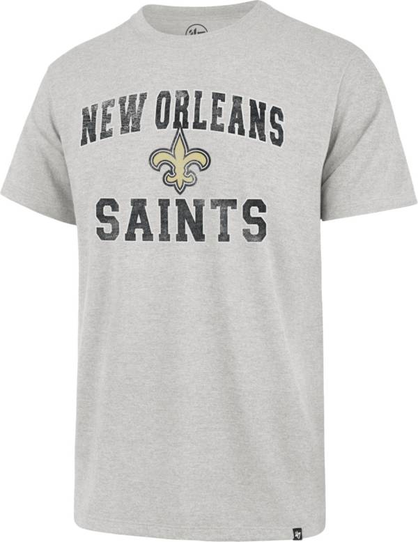 '47 Men's New Orleans Saints Grey Arch Franklin T-Shirt