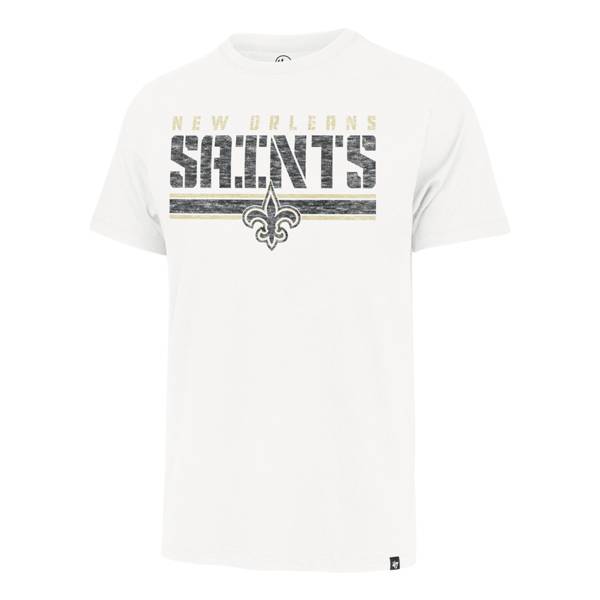 '47 Men's New Orleans Saints White Franklin Stripe T-Shirt product image