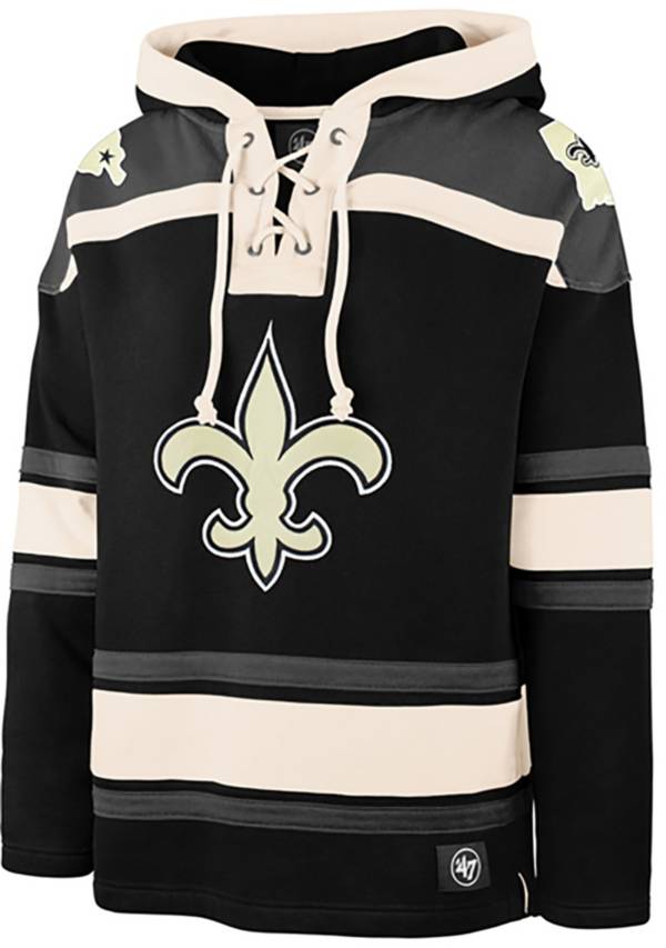 ‘47 Men's New Orleans Saints Lacer Black Hoodie