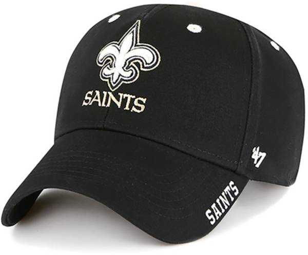 '47 Men's New Orleans Saints Reign MVP Black Adjustable Hat