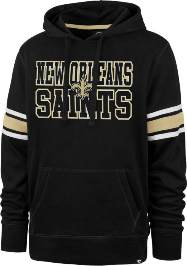 '47 Men's New Orleans Saints Black Stripe Hoodie