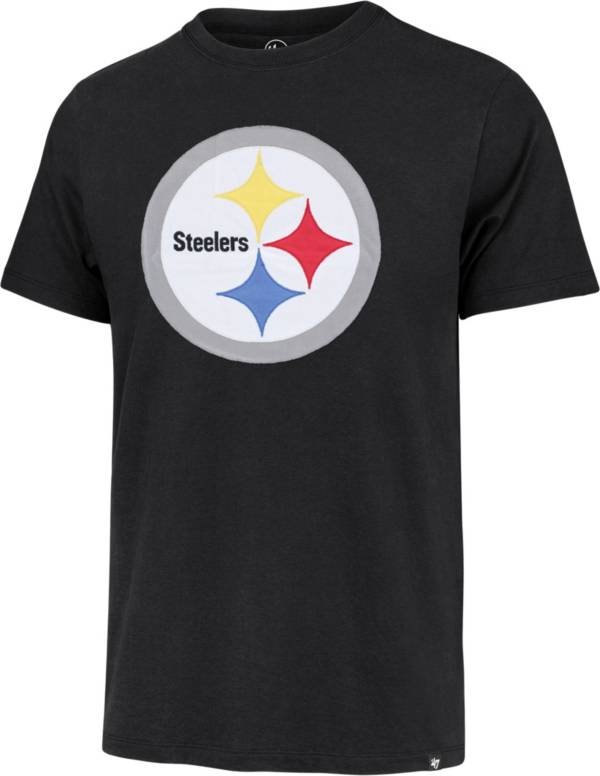 '47 Men's Pittsburgh Steelers Black Fieldhouse T-Shirt product image