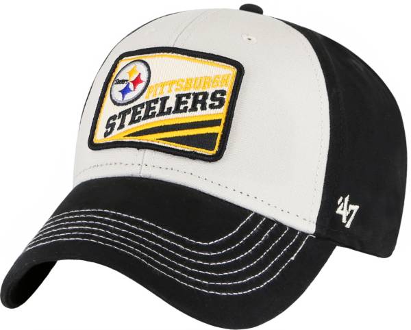 47 Men's Pittsburgh Steelers Upland MVP Black Adjustable Hat