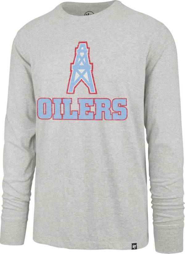 '47 Men's Tennessee Titans Replay Franklin Legacy Grey Long Sleeve T-Shirt