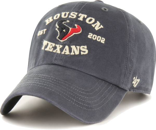 '47 Men's Houston Texans Navy Reign Brockman Adjustable Hat