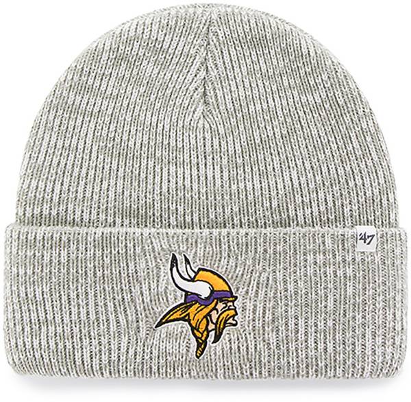 '47 Men's Minnesota Vikings Brain Freeze Grey Knit
