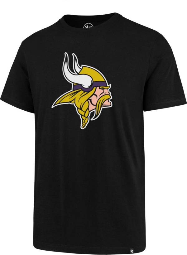 '47 Men's Minnesota Vikings Imprint Rival Black T-Shirt