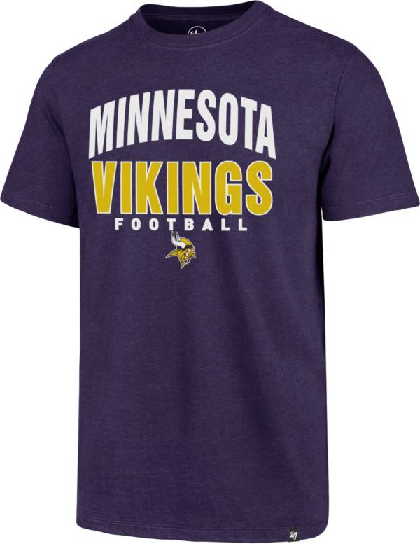 '47 Men's Minnesota Vikings Purple Trackdown Club T-Shirt product image
