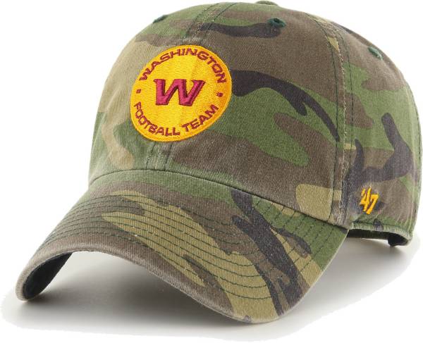 '47 Men's Washington Football Team Camo Reign Clean Up Adjustable Hat