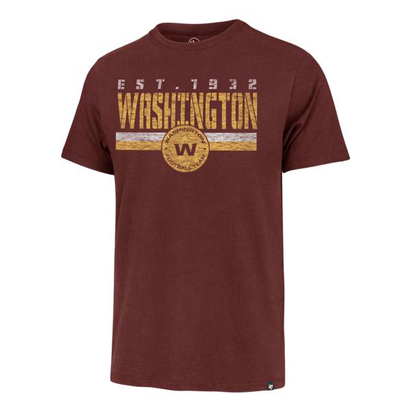 '47 Men's Washington Football Team Red Franklin Stripe T-Shirt