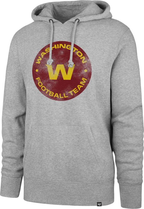 '47 Men's Washington Football Team Logo Grey Headline Hoodie