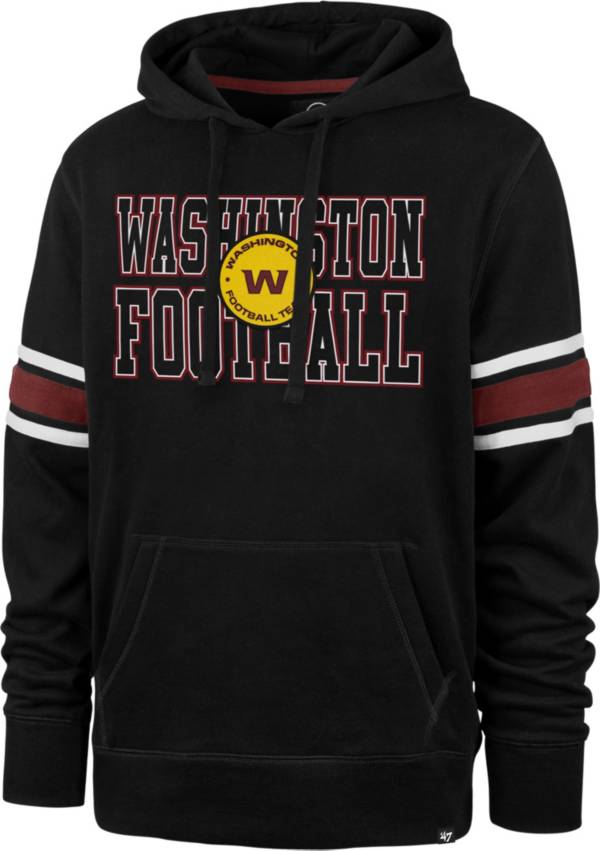 '47 Men's Washington Football Team Black Stripe Hoodie