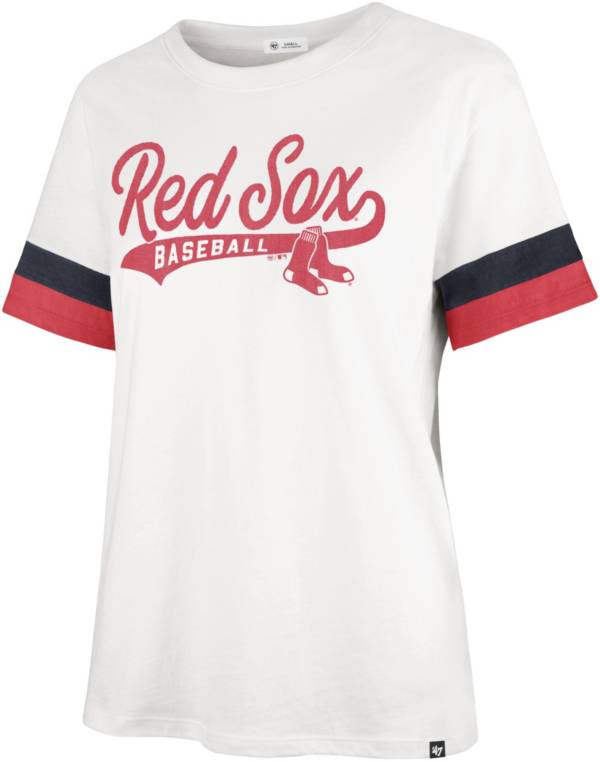 '47 Women's Boston Red Sox White Hometown Franklin T-Shirt