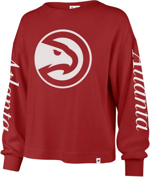 '47 Women's Atlanta Hawks Red Long Sleeve T-Shirt