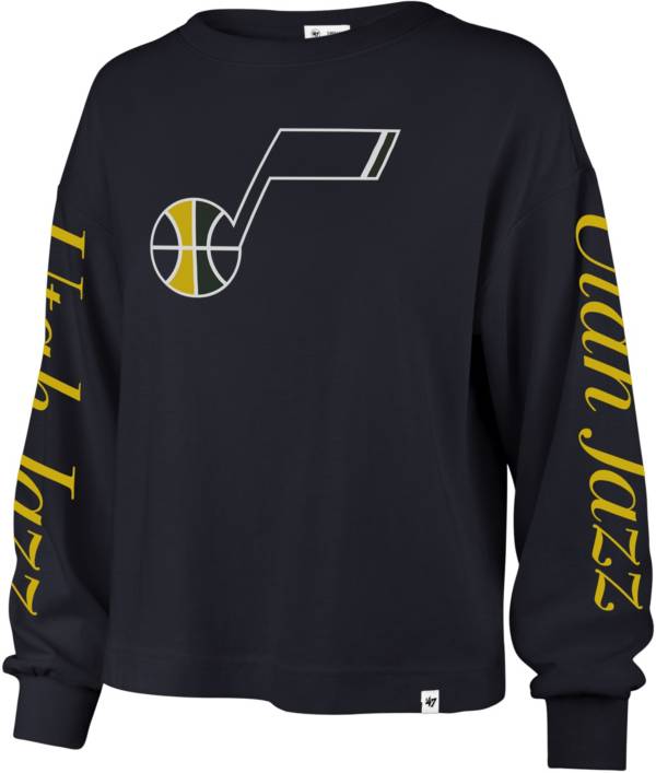 '47 Women's Utah Jazz Blue Long Sleeve T-Shirt