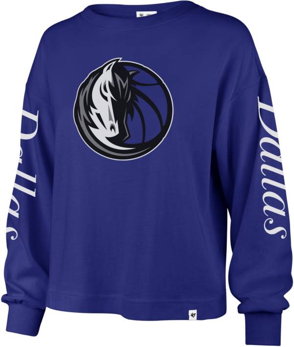 '47 Women's Dallas Mavericks Blue Long Sleeve T-Shirt