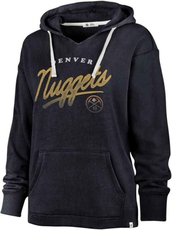 '47 Women's Denver Nuggets Blue Cross Script Hoodie