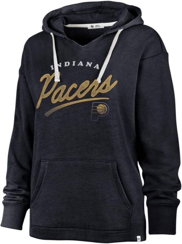 '47 Women's Indiana Pacers Blue Cross Script Hoodie