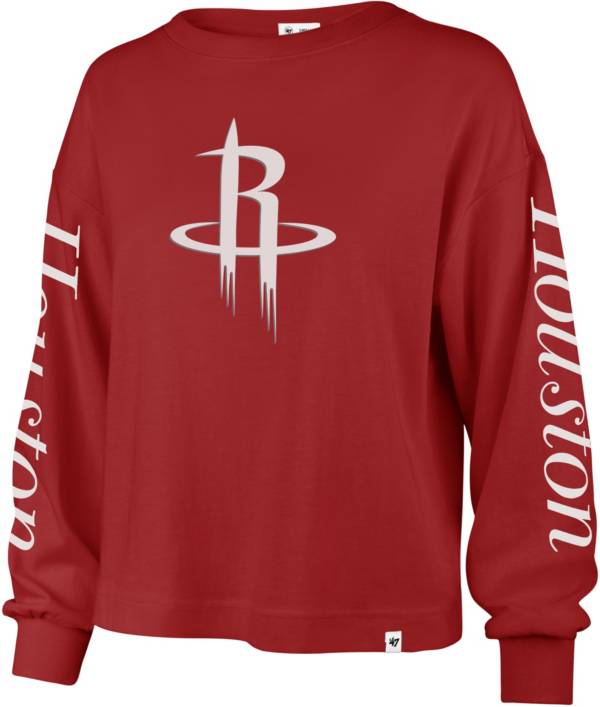 '47 Women's Houston Rockets Red Long Sleeve T-Shirt product image