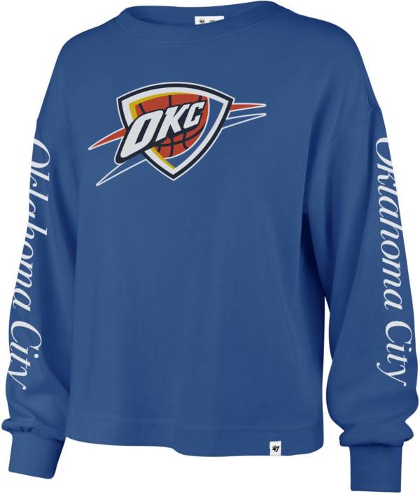 '47 Women's Oklahoma City Thunder Blue Long Sleeve T-Shirt