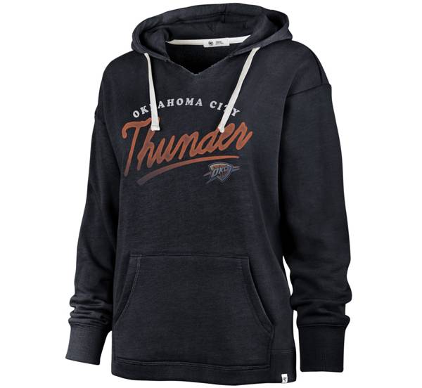 '47 Women's Oklahoma City Thunder Blue Cross Script Hoodie