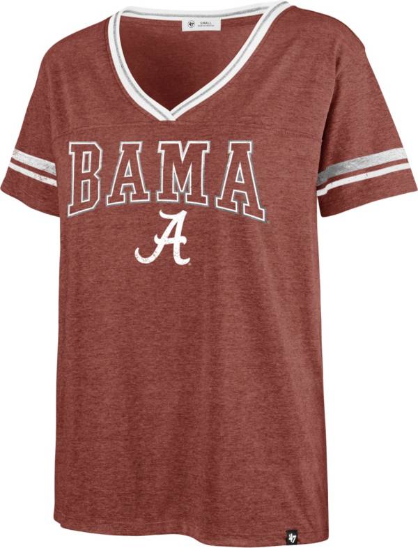 ‘47 Women's Alabama Crimson Tide Crimson Bling T-Shirt