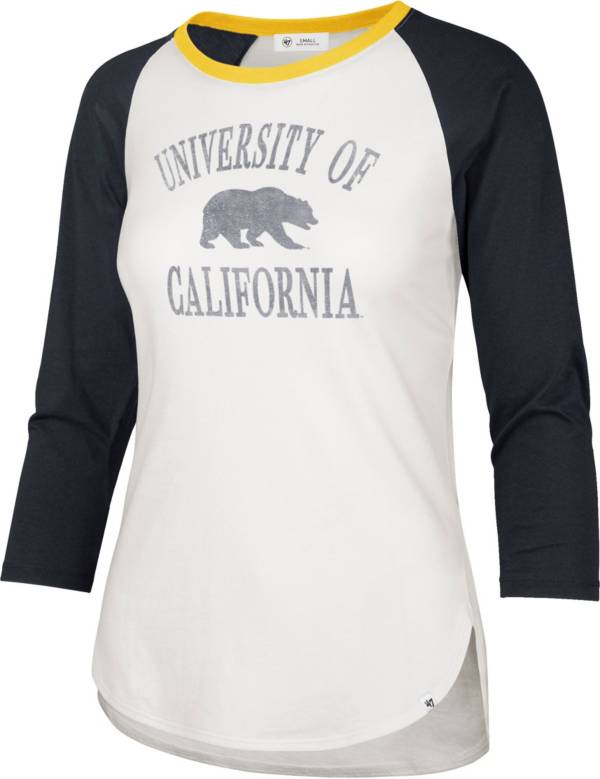 ‘47 Women's Cal Golden Bears White Long Sleeve Raglan T-Shirt product image