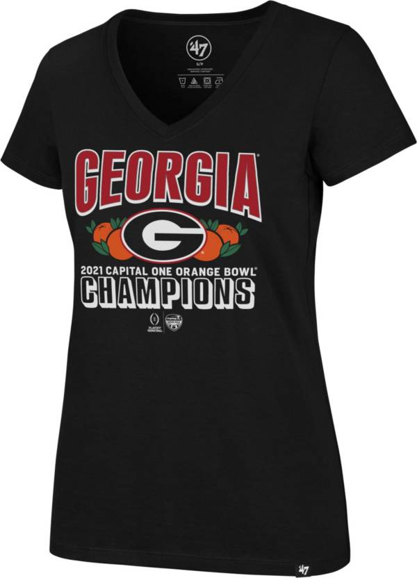 ‘47 Women's 2021 Capital One Orange Bowl Champions Georgia Bulldogs T-Shirt