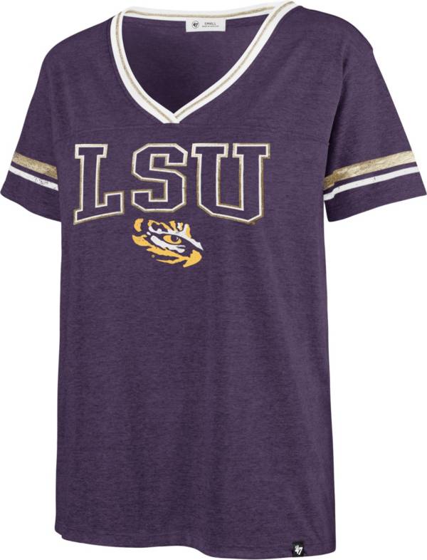 ‘47 Women's LSU Tigers Purple Bling T-Shirt