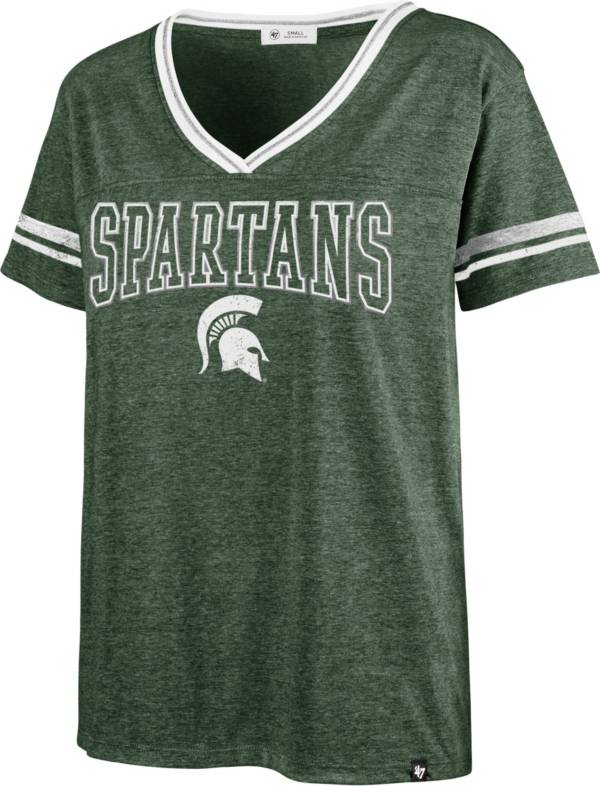 ‘47 Women's Michigan State Spartans Green Bling T-Shirt