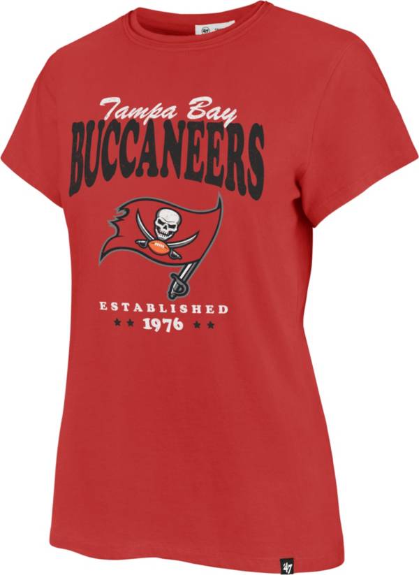 ‘47 Women's Tampa Bay Buccaneers Rally Cry Throwback Red T-Shirt