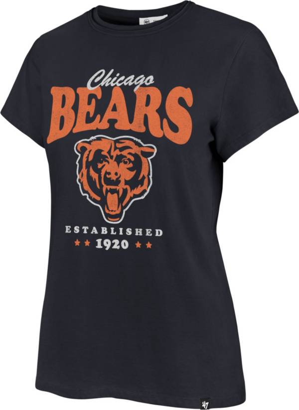 ‘47 Women's Chicago Bears Rally Cry Throwback Navy T-Shirt