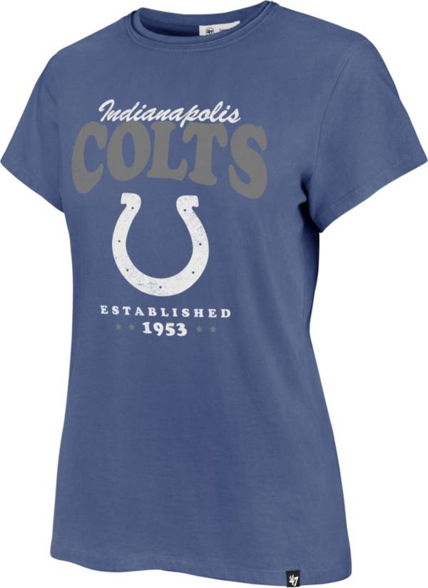 ‘47 Women's Indianapolis Colts Rally Cry Throwback Blue T-Shirt product image