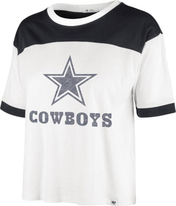 '47 Women's Dallas Cowboys Billie Crop T-Shirt