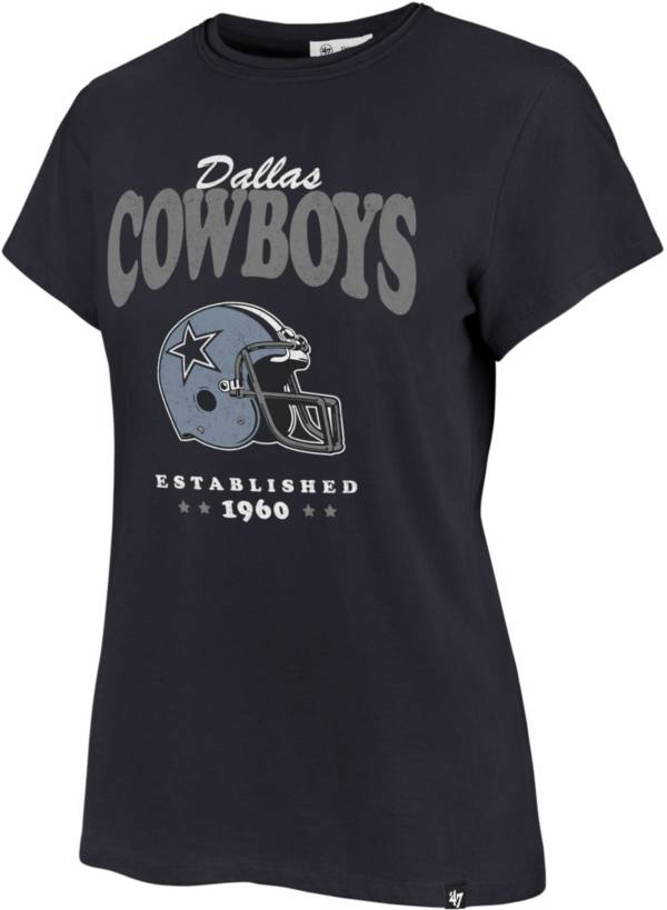 ‘47 Women's Dallas Cowboys Navy Rally Cry T-Shirt