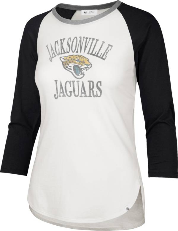 '47 Women's Jacksonville Jaguars White Long Sleeve Raglan T-Shirt product image