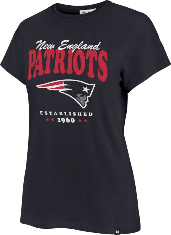 ‘47 Women's New England Patriots Rally Cry Throwback Navy T-Shirt