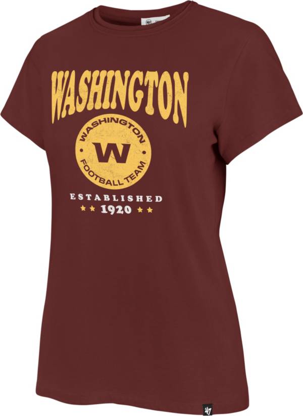 ‘47 Women's Washington Football Team Rally Cry Throwback Red T-Shirt product image