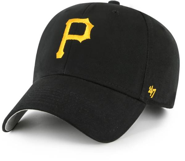 ‘47 Youth Pittsburgh Pirates Black Basic Adjustable MVP Hat